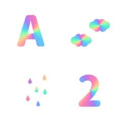 simple Laser shine ABC 123 Letter Emoji