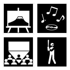 pictogram art and recreation and sports