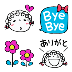 Cute Daily Life Kururibbon Emoji