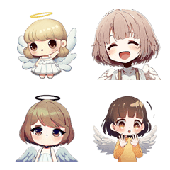 Cute little angel (Q version)