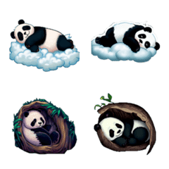 熊貓睡覺中 (5)