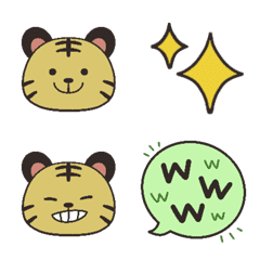 Emoji of the basic tiger