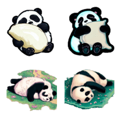 熊貓睡覺中 (4)