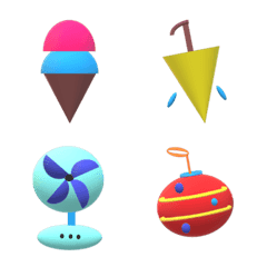 fun summer emoji