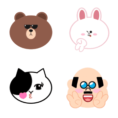 BROWN & FRIENDS emoji :-D