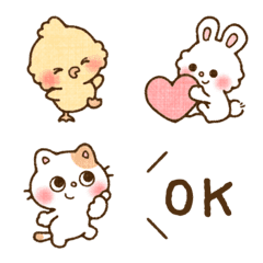 かわいい☻つながる動物Emoji