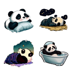 熊貓睡覺中 (9)
