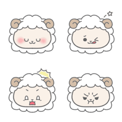 cute  sheep Emoji