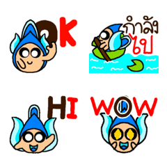 Emoji water drop tadpoles