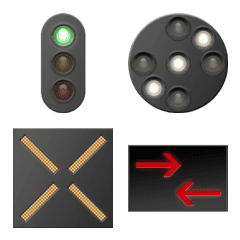 Railway signals and signs