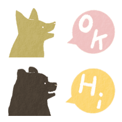 animal and speech bubble