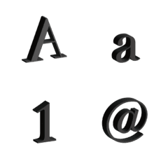 Cube alphabet