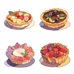 Various types of tarts