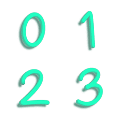 Number mint 3d