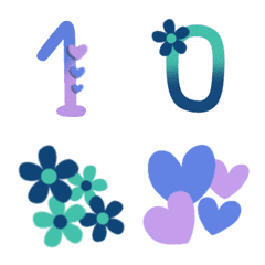 Number pastel two tone animation emoji