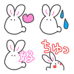 simple rabbit emoji usapin