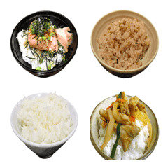 Japanese rice bowl emoji