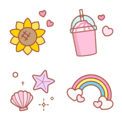 Emoji for pink lovers (summer)