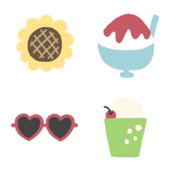 Summer Dull Fluffy Emoji