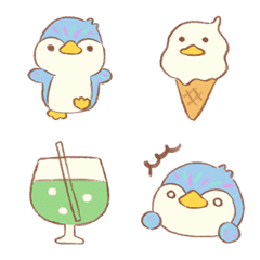 Penguin's Aurora Emoji