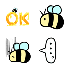 Cute Bees Emoji