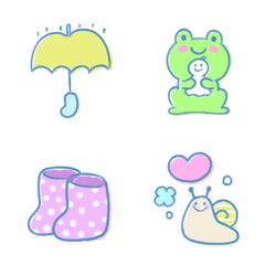 Rainy days emoji