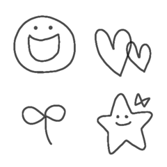 handwritten simple Emoji