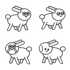 simple bunny Animation Emoji