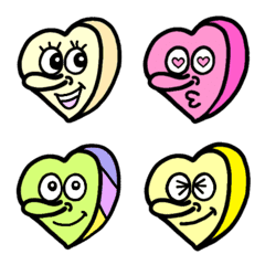 face-heart emoji
