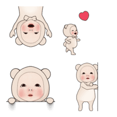 [Animated] Kuma Towel Emoji [Daily]