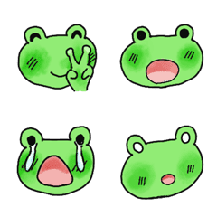 Frog Emoji for summer