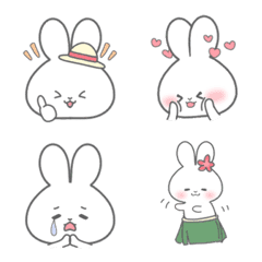 cuteBunny Emoji(summer)