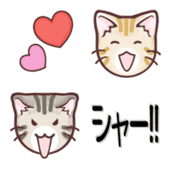 7 round-faced cats Emoji