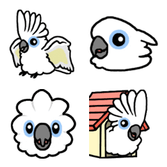 White cockatoo Emoji (Revised version)
