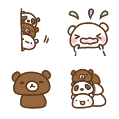 kuma sirokuma panda Emoji
