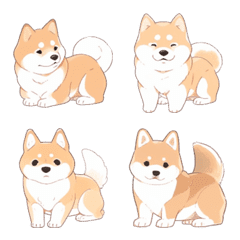 Various Shiba Inu Emoji