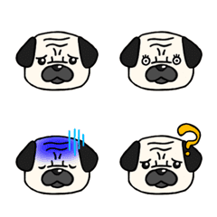 Pug dog's Emoji 1