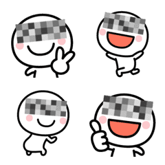 Animation Emoji of simple man(pixelate)