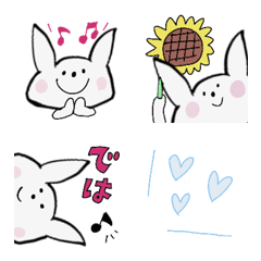 Daily life emoji of a rabbit