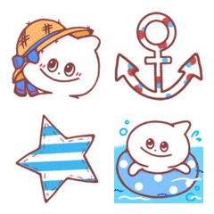 Chobibibibi Summer Emoji2