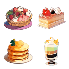 Emoji of various sweets 3