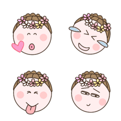 Marshmallow Hulagirl Emoji 2