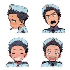 anime stickers-airmen