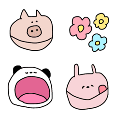 Recommended, cute, panda, rabbit, pig