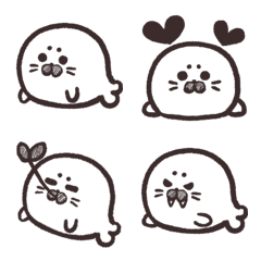 Simple seal happy Emoji