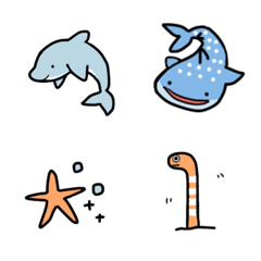 creatures of aquarium