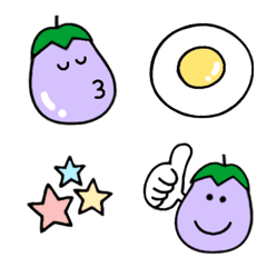 Eggplant character Emoji