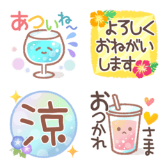 Cute summer Emoji every day