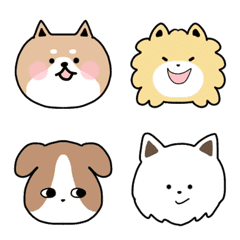 very simple dog emoji