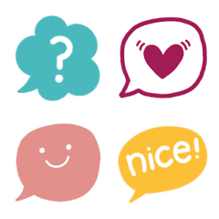 English[useable every day]Speech bubble2